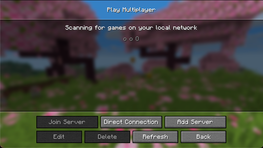 Click Add Server Button